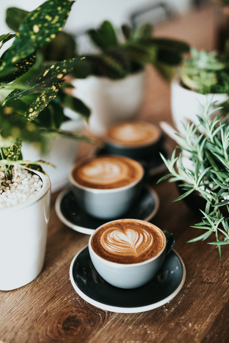 A cup of coffee with rich crema
